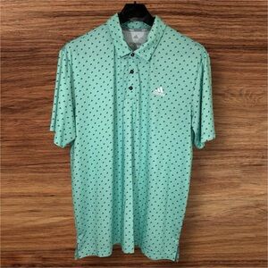 Adidas Golf Mint Green Performance Polo. XL